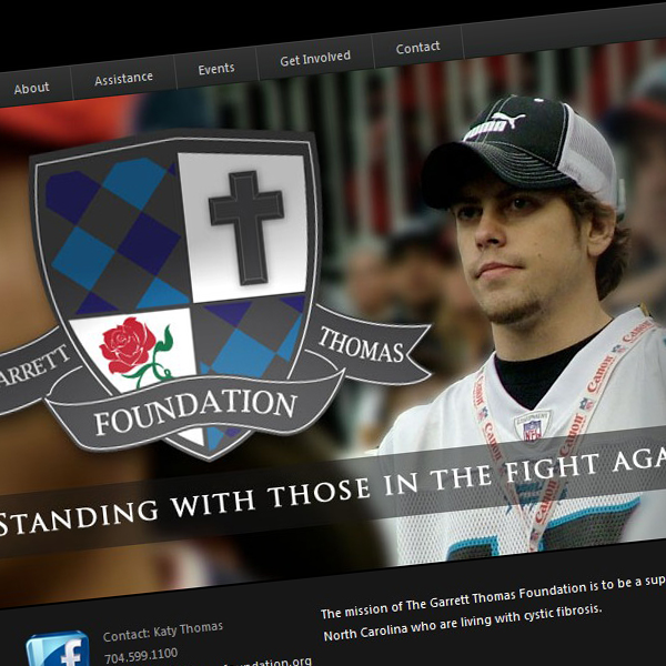 Garrett Thomas Foundation Website